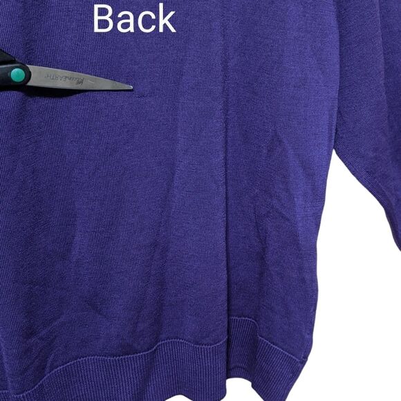 Pringle of Scotland Harrods argyle washable lightweight lambswool sweater flaw M - Picture 8 of 11